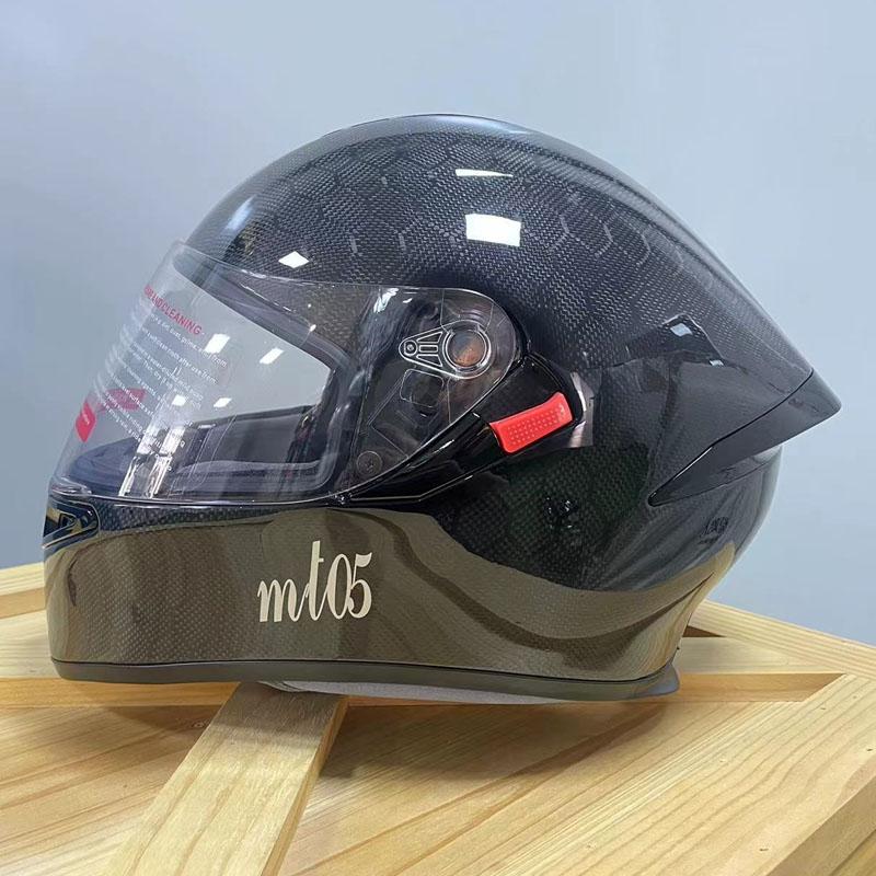 Capacete de motocicleta de carbono por atacado para andar de moto Capacete facial completo Capacete de motocicleta